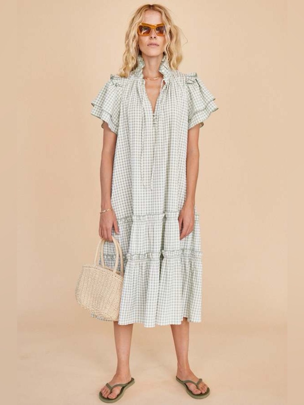 Hunter Bell Matthews Dress, Pale Green small NWOT - Picture 4 of 8